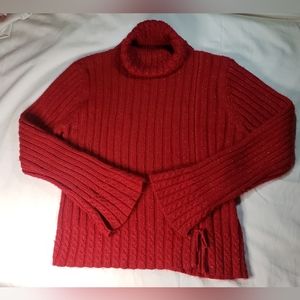 Christie Brooks Red Cable Sweater, Girls size 14